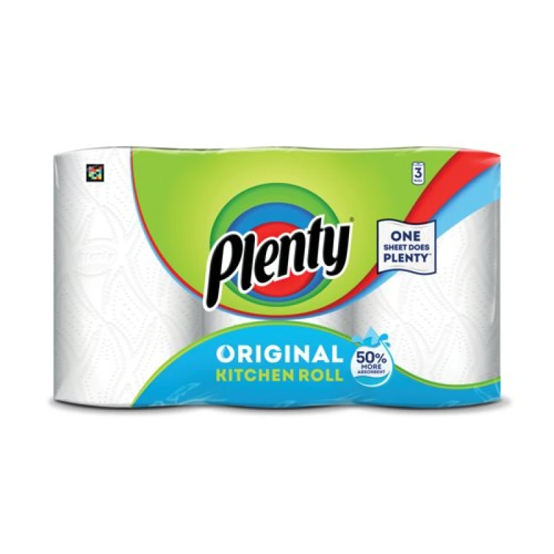 Image of Plenty Plenty Original Kitchen Towel 95 Sheets (Pack of 3) 11121 11121
