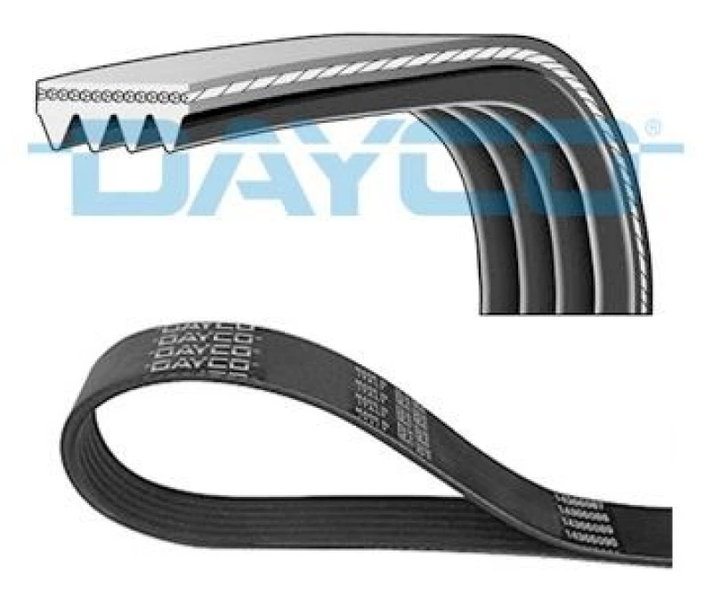 Image of DAYCO 4PK730 V-ribbed belt V-Ribbed Belts (305)