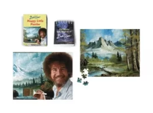 Image of bob ross happy little puzzles