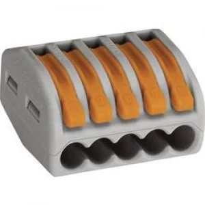 Image of Connector clip flexible 0.08 4 mm2 rigid 0.08 2.5 mm2 Number of pins 5