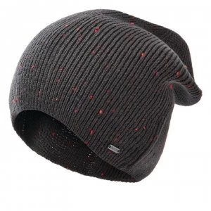 Image of Dare2B Thesis II Ribbed Beanie - Ebony/TrailB