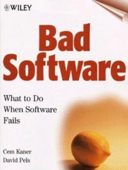 Image of Bad Software by Cem Kaner Paperback