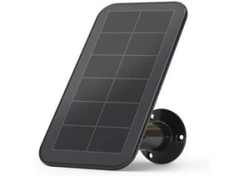 Image of Arlo Solar Panel V2 with Magnetic Charging Cable - Black