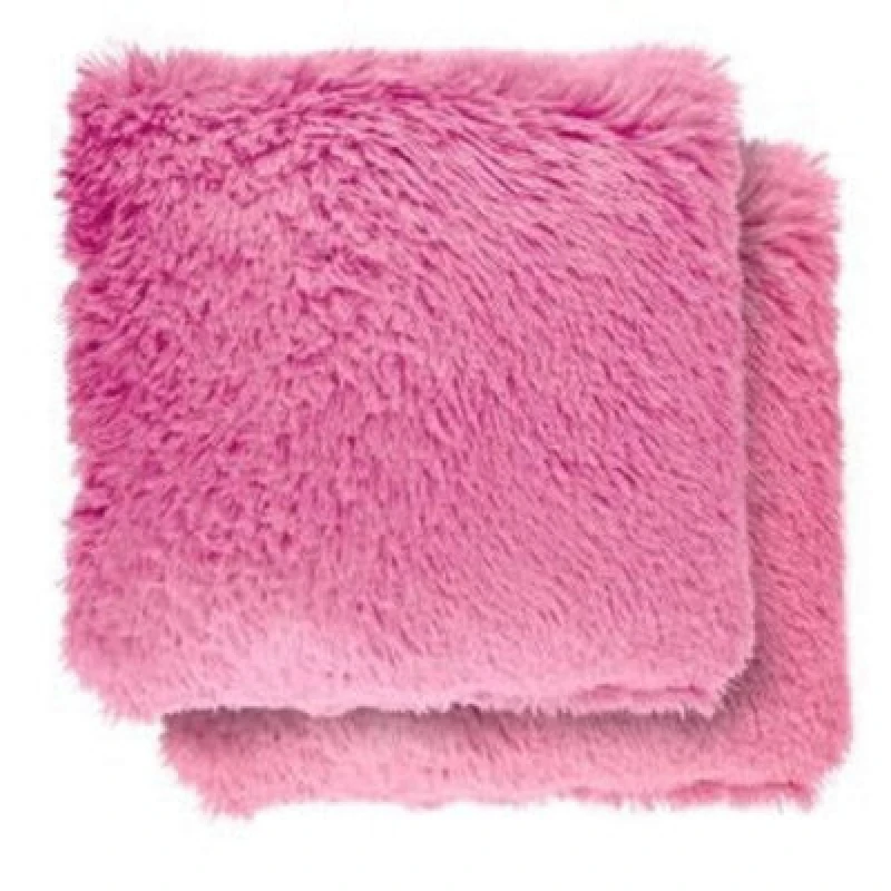 Image of Teddy Cushion Cover In Blush Pink