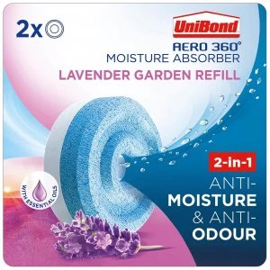 image of Unibond Aero 360 Lavender Garden Refills Pack of 2 2631291