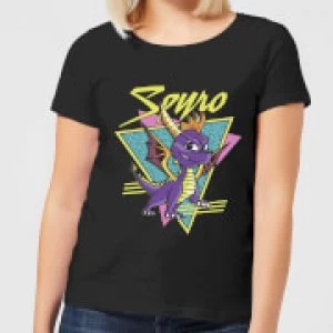 Image of Spyro Retro Womens T-Shirt - Black - 3XL - Black
