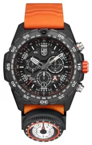 image of Luminox Mens Bear Grylls Survival Master 3741 Black Orange Watch