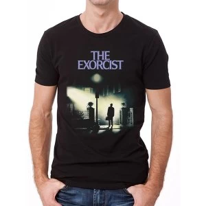 Image of The Exorcist - Movie Sheet Mens Medium Short Sleeve T-Shirt - Black