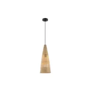 Image of Varosha Bamboo Wire Ceiling Pendant Light Natural