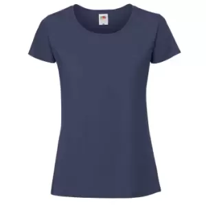 Image of Fruit Of The Loom Womens/Ladies Ringspun Premium T-Shirt (2XL) (Ultramarine)