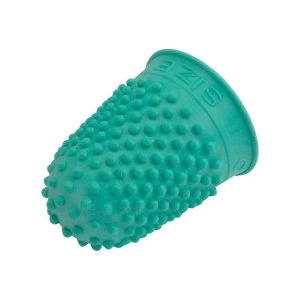 Image of Quality Rubber Small Thimblette Rubber for Note counting Page turning Size 0 Green Pack of 10