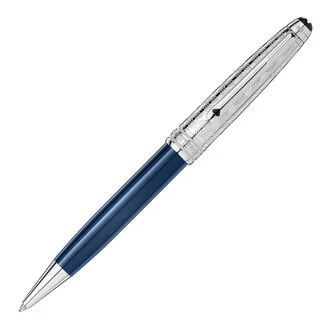 Image of Mont Blanc - Meisterstuck Around The World In 80 Days Doue Classique Ballpoint Pen - Ballpoint Pens - Blue