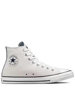 Image of Converse Chuck Taylor All Star Letterman Hi - Off White, Size 7, Men