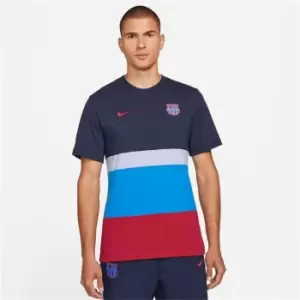 Image of Nike FC Barcelona Voice T-Shirt Mens - Multi