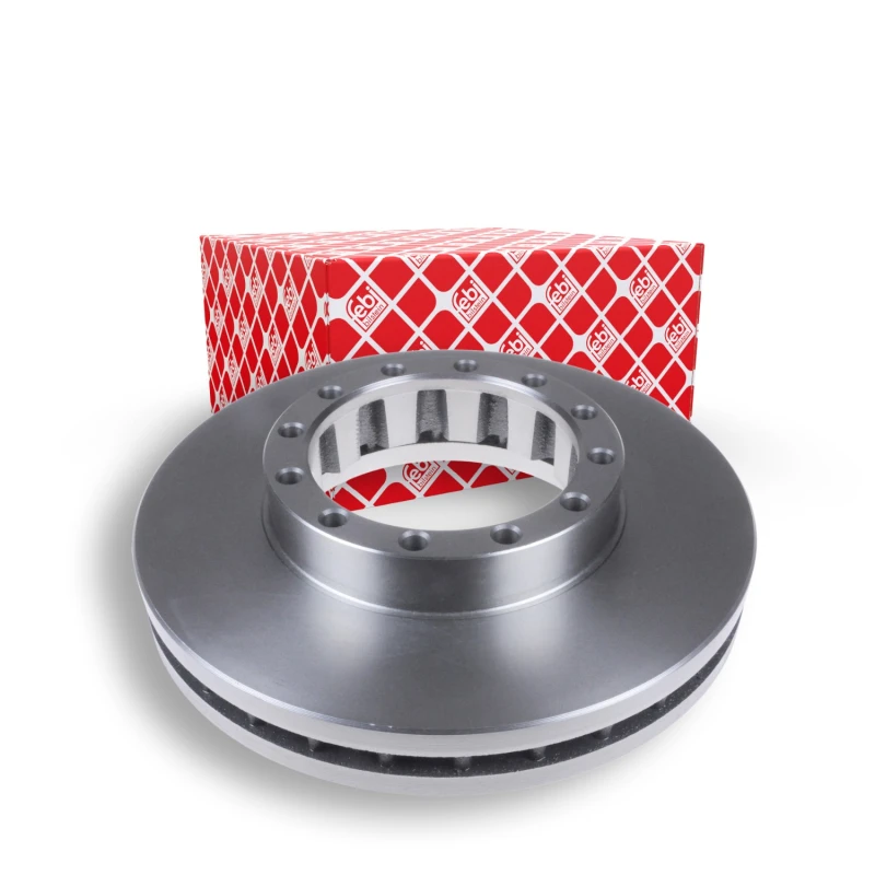 Image of FEBI BILSTEIN 47465 Brake disc Rear Axle, internally vented, Coated Brake Disc (82)