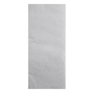 Image of 6 Glitter Tissue Silver