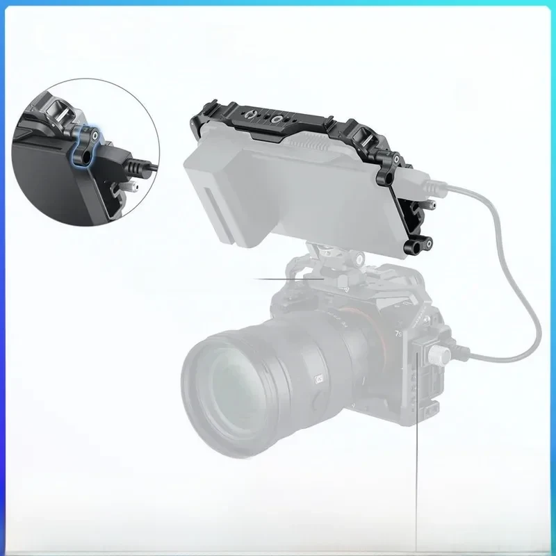 Image of SmallRig Form-fitting Cage for Atomos Ninja V 5" 4K Recording Monitor Cage With Built-in NATO Rails Cable Clamp -2209