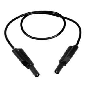 image of PJP 2612-IEC-50N 50cm Black Stack Safety Lead