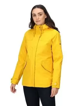 Image of Regatta Bria Waterproof Insulated Jacket, Mustard, Size 22, Women
