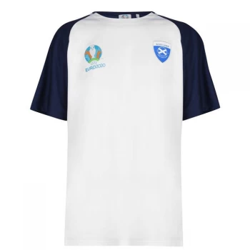 Image of UEFA Euro 2020 Scotland T-Shirt Mens - White