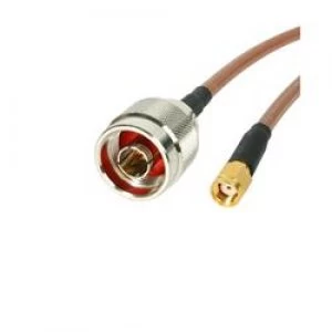 image of StarTech.com 1ft N-Male to RP-SMA Wireless Antenna Adapter Cable M/M