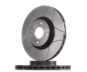 Image of BREMBO Brake disc FIAT,PEUGEOT,CITROEN 09.4939.75 46445892,46455804,51920094 Brake rotor,Brake discs,Brake rotors 60812164,60812422,82450657,46445004