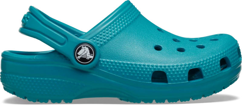 Image of Crocs Kids Toddler Classic Clogs Turbo Teal C10