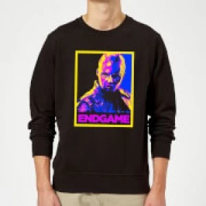 Image of Avengers Endgame Nebula Poster Sweatshirt - Black - M