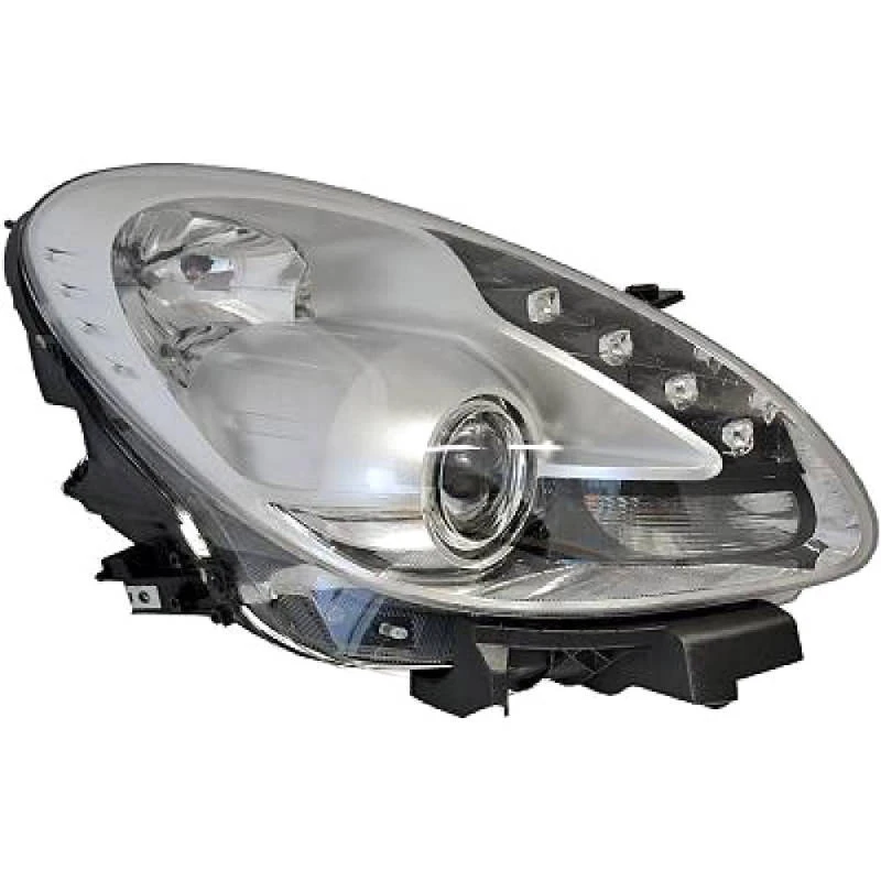 Image of DIEDERICHS 3042080 Headlights H1, Right, with motor for headlamp levelling Headlight (259)