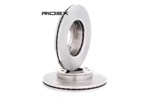 Image of RIDEX Brake disc 82B0436 Brake rotor,Brake discs HYUNDAI,GETZ (TB)