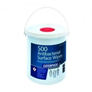 image of Caterpack Antibacterial Surface Wipes 500 Sheets RY10682