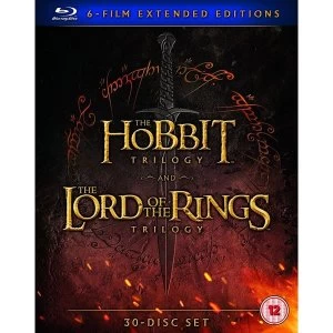 Middle Earth - Six Film Collection Extended Edition Bluray