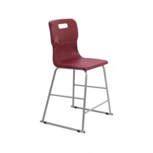 image of TC Office Titan High Chair Size 4, Burgundy