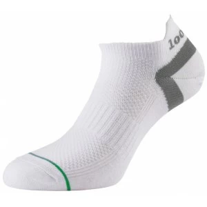 image of 1000 Mile Ultimate Tactel Liner Sock White Ladies UK Size 3-5