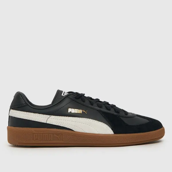 Image of Puma Black - White - Gum Army Trainers Black Female 7 213150UK