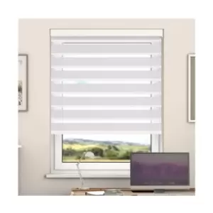 Image of Newedgeblinds - Day And Night Zebra Roller Blind with Cassette(Amphora, 170cm x 220cm)