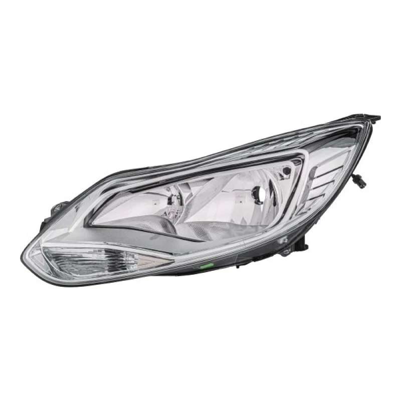 Image of HELLA 1EA 354 994-011 Headlights H7/H1, Left, with motor for headlamp levelling, Halogen Headlight (259)
