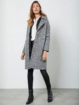 Image of Mint Velvet Mint Velvet Textured Chuck On Coat