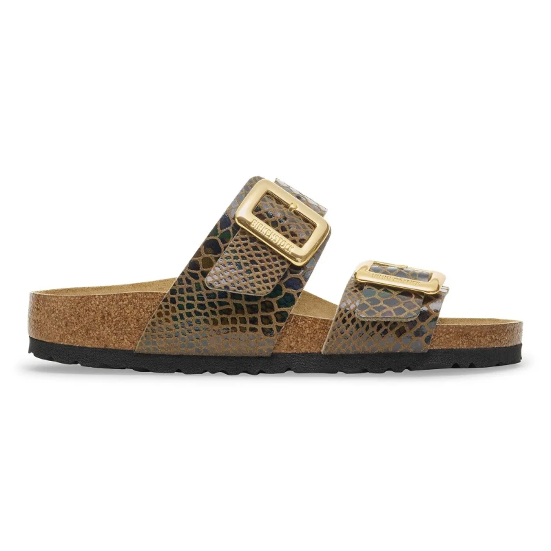 Image of Birkenstock Synthetic cushioned buckle sandals For Her Birkenstock Sydney Violet Female 41 Etroit