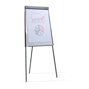 image of Nobo Basic Melamine Tripod Non Magnetic Easel