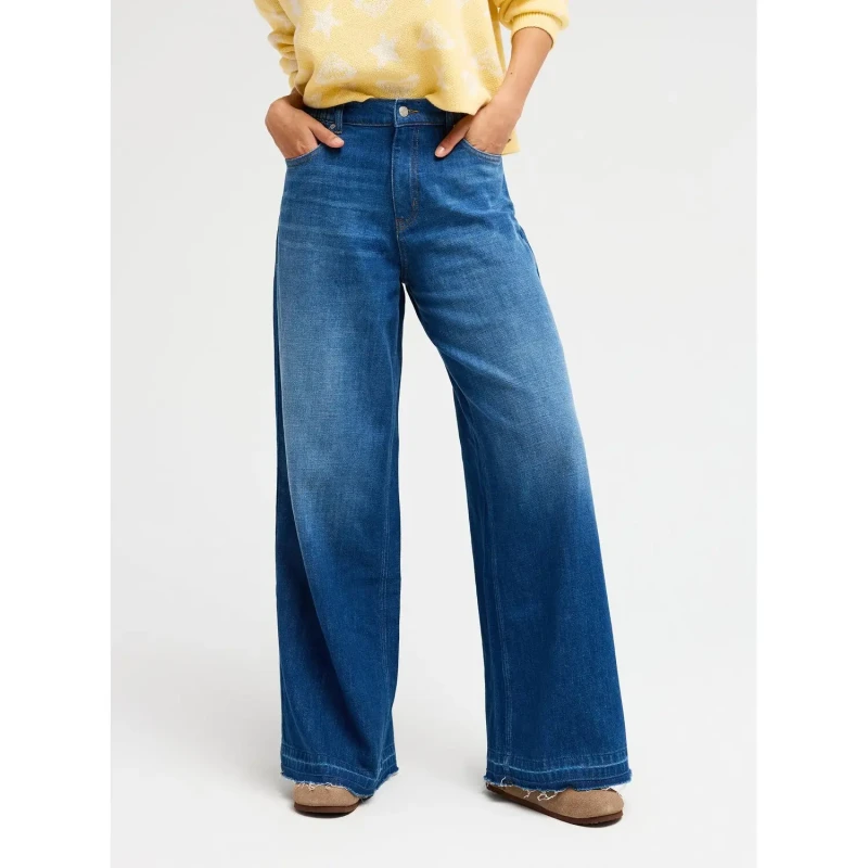 Image of Roxy Loose Womens Jeans Roxy Coast Kiss Bleu Female 38