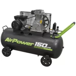 image of Air Compressor 150L Belt Drive 3hp