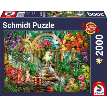 Image of Animals in the Atrium Jigsaw Puzzle - 2000 Pieces