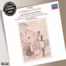 image of L'elisir D'amore (Bonynge, English Co, Pavarotti)