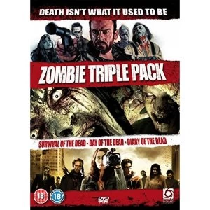 Image of Zombie Triple (Survival of The Dead/Day of The Dead /Diary of The Dead) DVD