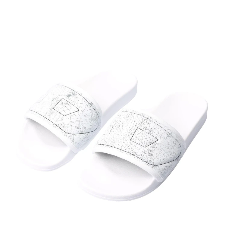 Image of Diesel Sa-Mayemi Puf Sandals White male UK 2