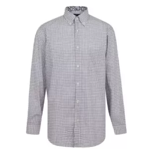 image of Paul And Shark Long Sleeve Check Shirt - White