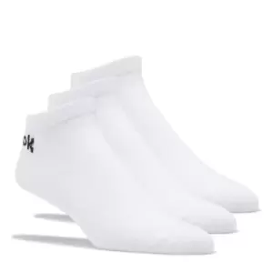 Image of Reebok 3 Pack Trainer Socks - White