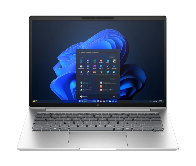 Image of HP ProBook 440 G11 Intel Core Ultra 5 125U Laptop 35.6cm (14") WUXGA 8GB DDR5-SDRAM WiFi 6E (802.11ax) Windows 11 Pro AI PC Silver 9Y7F3ET