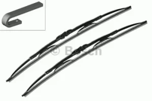 Image of Bosch 3397001543 543 Wiper Blade Set Superplus Windscreen Standard